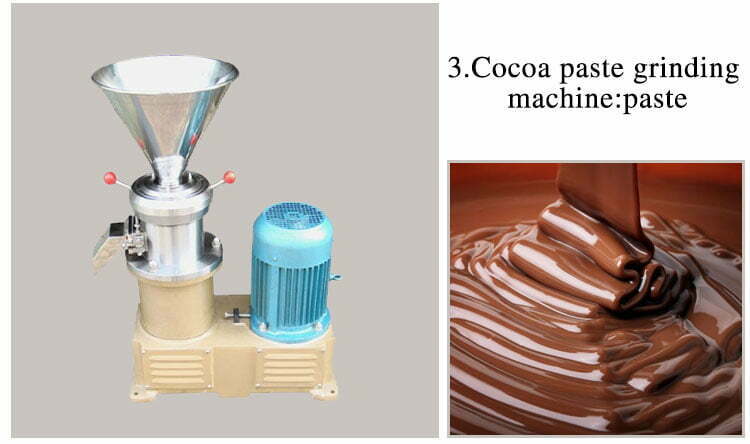 Máquina para hacer manteca de cacao