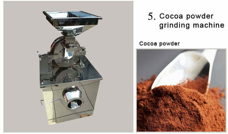 maquina para moler cacao en polvo