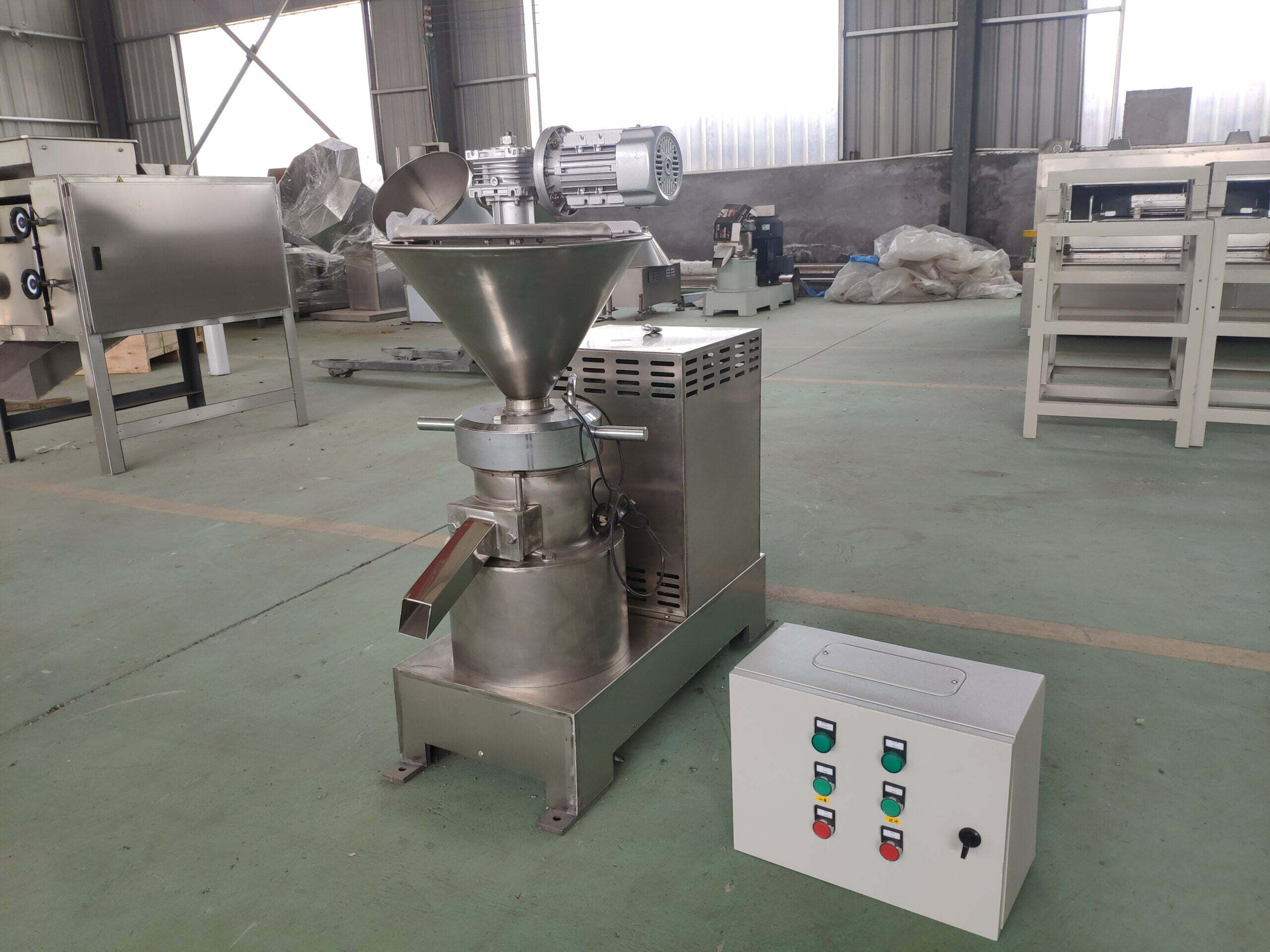 Peanut butter grinding machine scaled