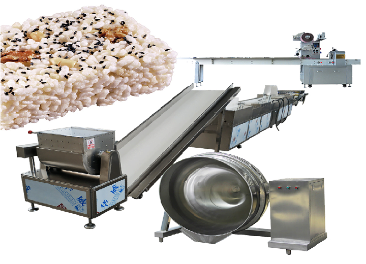 Machine de fabrication de cassants aux arachides