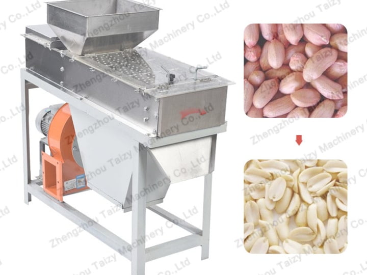 Máquina de descascar amendoim