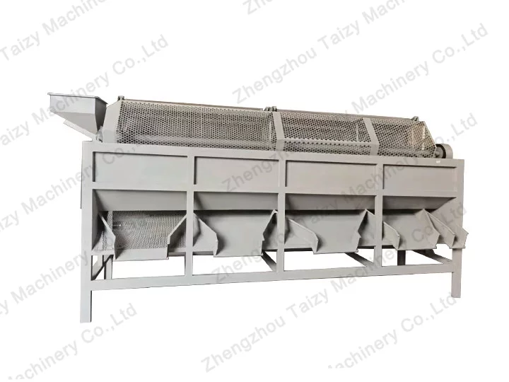 Grading-and-shelling-machine